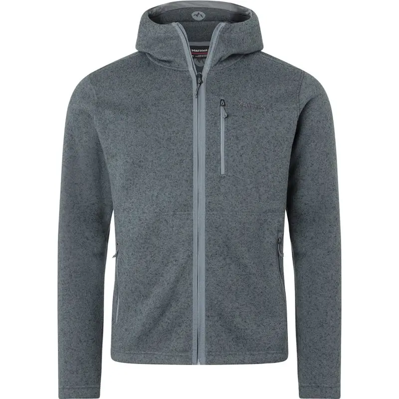 Marmot Marmot Drop Line Full Zip Hoody Steel Onyx Heather