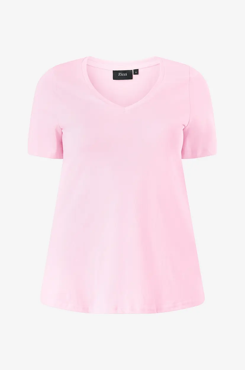 Zizzi Topp mKatja S/S V-neck Tee