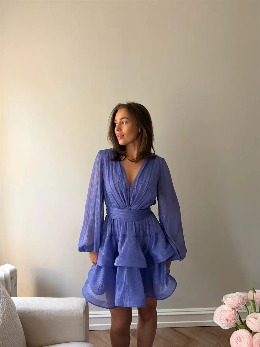 Kayani Asya Bedouin Dress - Aromatic Violet