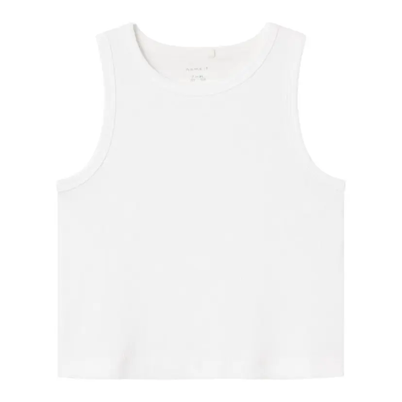 NAME IT Name It - Topp Singlet Jr Nakal Bright White