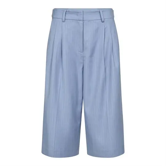 Co Couture Co' Couture - Kiana Pin Pleat Bermuda - Pale Blue