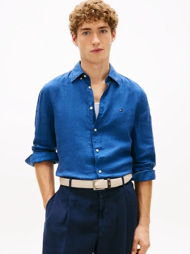 Tommy Hilfiger PIGMENT DYED LI SOLID RF SHIRT