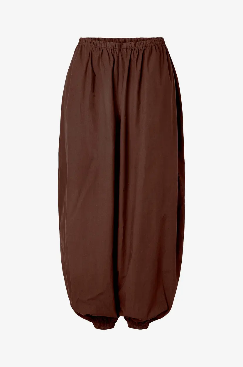 Pieces Bukser pcBella MW Balloon Wvn Pants D2d - Brun