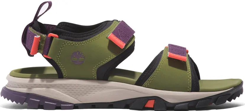 Timberland Timberland Womens Lincoln Peak 2 Strap Sandal Md Grn Leather