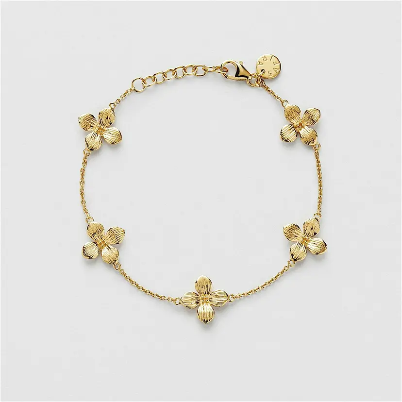 Safira Petunia Flower Armbånd