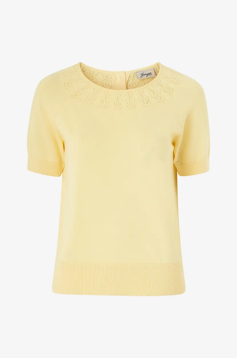 Jumperfabriken Topp Ofelia Top - Gul
