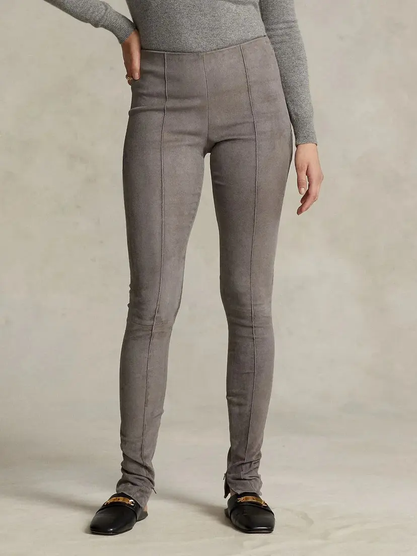 Polo Ralph Lauren Pintrucked Leather Legging