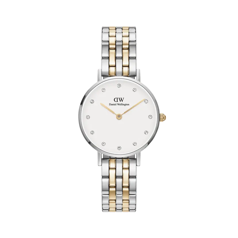 Daniel Wellington Silver 28mm Watch Petite Lumine 5-link Two-tone | DW