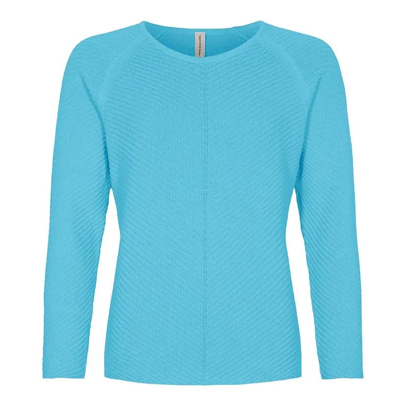 Skovhuus Skovhuus Kvinne Strikket genser Mermaid Blue M