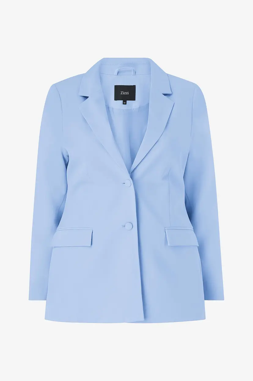 Zizzi Blazer caKaisa L/S Blazer - Blå