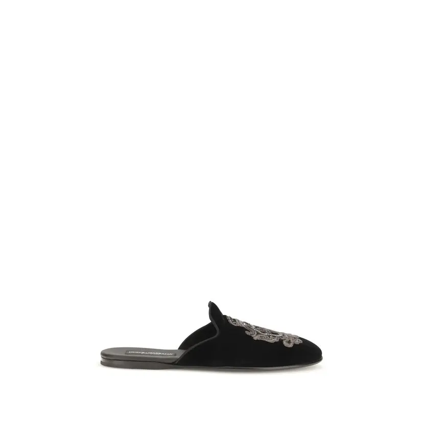 Dolce & Gabbana Dolce & Gabbana Slip-on-sko – Svart