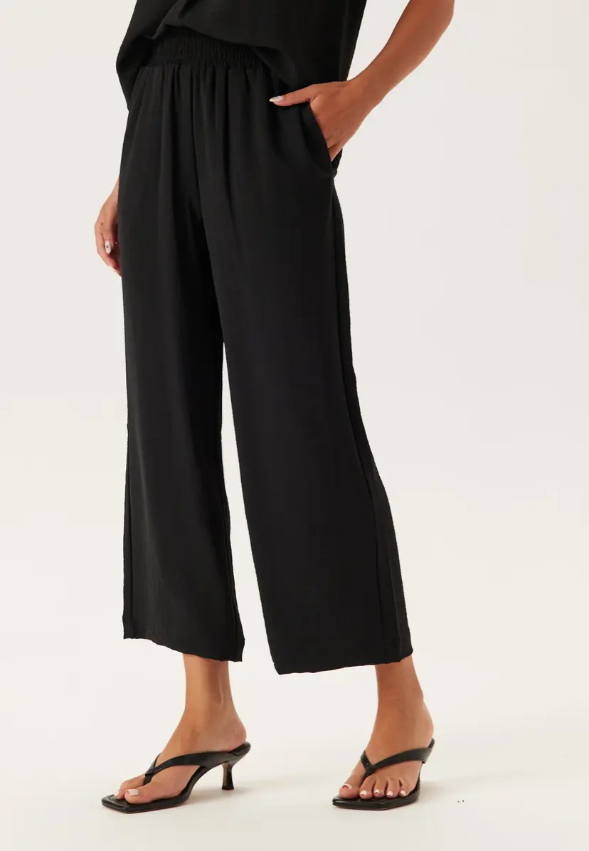 Bubbleroom Smock Waist Ankle Trousers