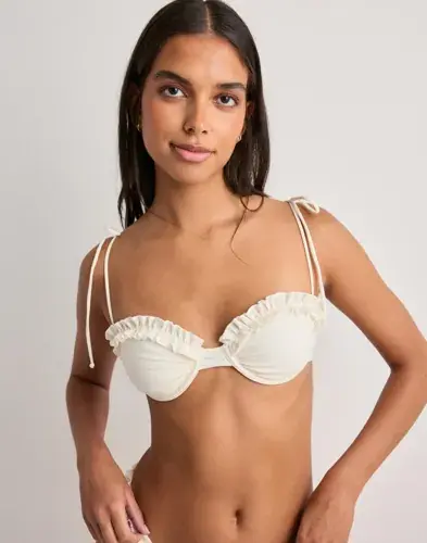Nelly Nelly - Hvit - Ruffle Bikini Balcony