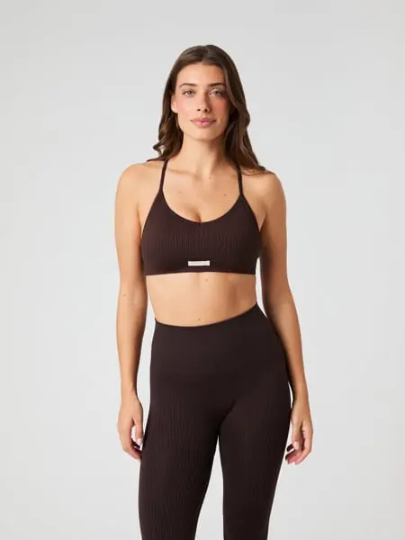Björn Borg Studio Seamless Ribbed Strap Bra