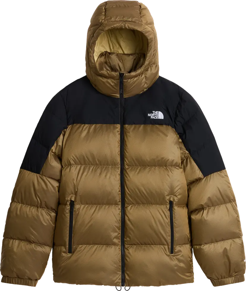 The North Face The North Face Men's Diablo Down 2.0 Hooded Jacket Khaki Stone Black Heather/TNF Black