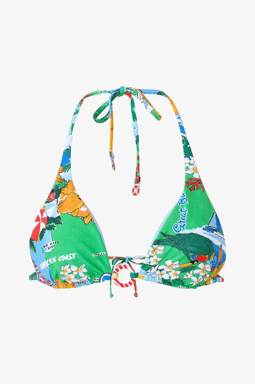 Seafolly Bikini-BH Longline Slide Tri - Blå