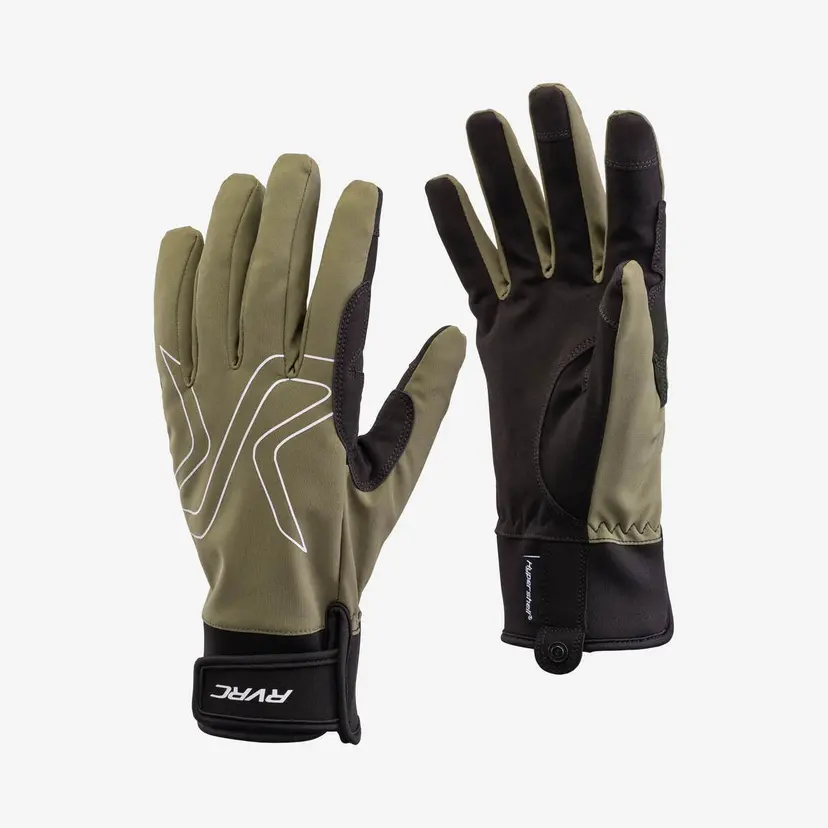 RevolutionRace Brine Windproof Gloves Unisex Grape Leaf