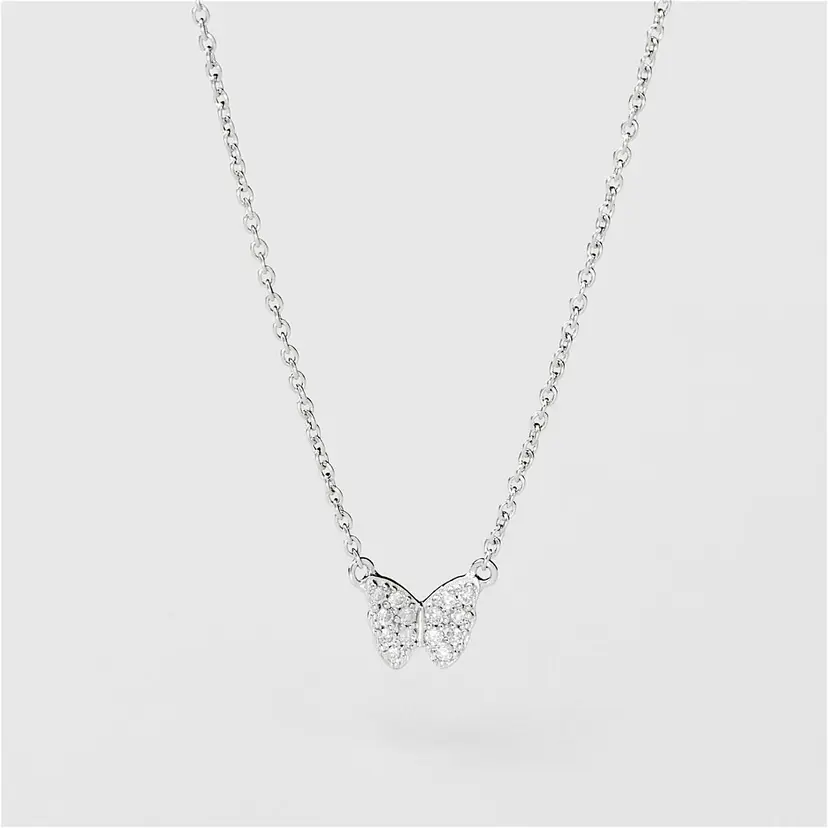 Safira Bling Butterfly Halskjede