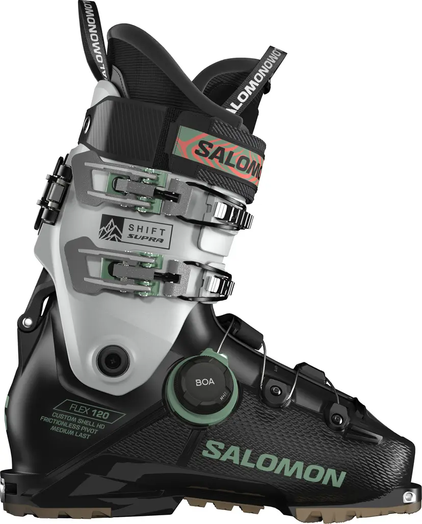 Salomon Salomon Men's Shift Supra BOA 120 GripWalk Black / Cool Gray 5 / Shale Green