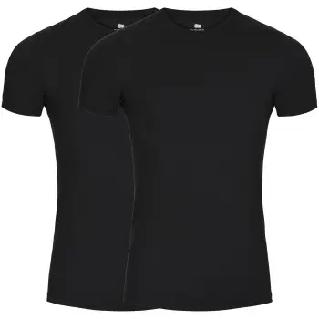 Dovre Dovre 2P Bamboo Crew Neck Svart X-Large Herre