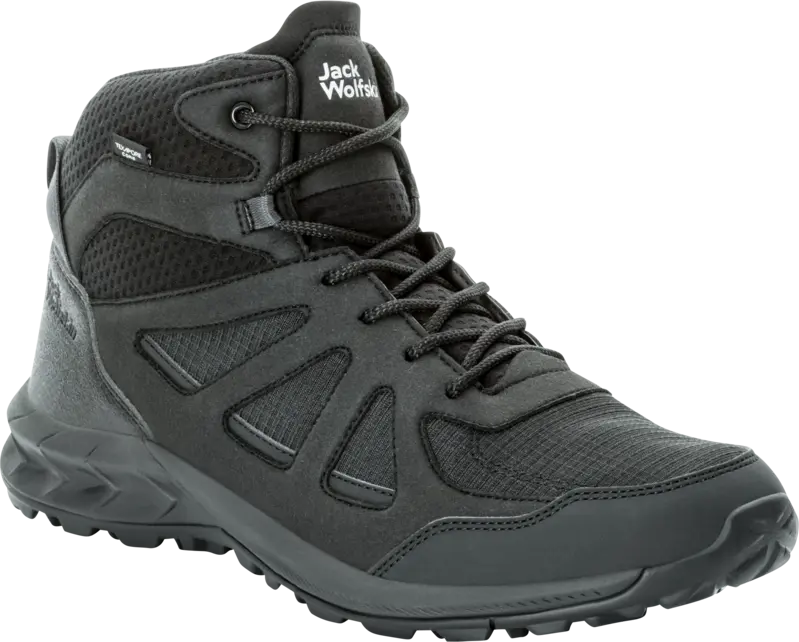 Jack Wolfskin Jack Wolfskin Men's Woodland 2 Texapore Mid Black