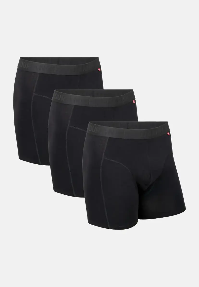 DANISH ENDURANCE DANISH ENDURANCE ORGANIC COTTON BOXERSHORTS Sort 4XL