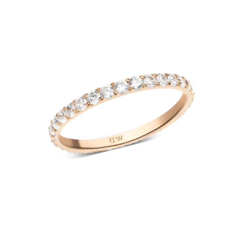 Daniel Wellington Rose Gold Ring Mirelle Eternity 2mm | DW