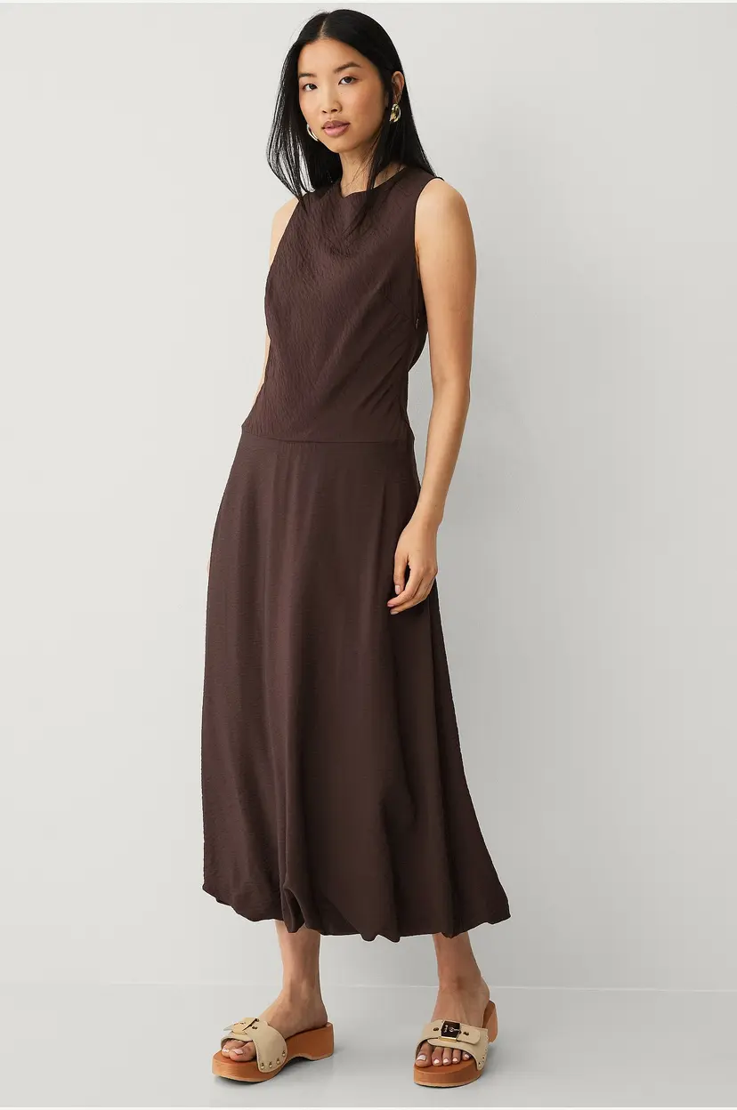 Mango Maxikjole Dress Terra - Brun