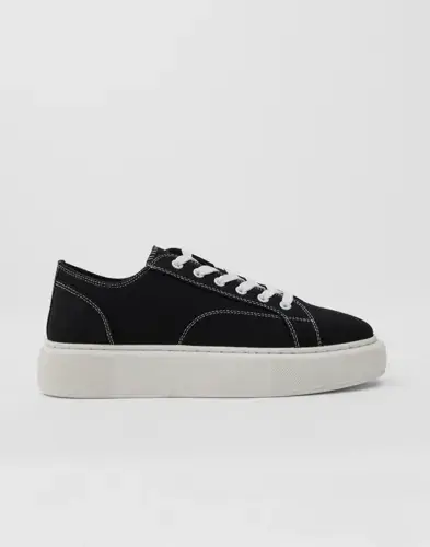 Jack & Jones Jack & Jones Jfwaspire Canvas Sneaker Lave sneakers Svart