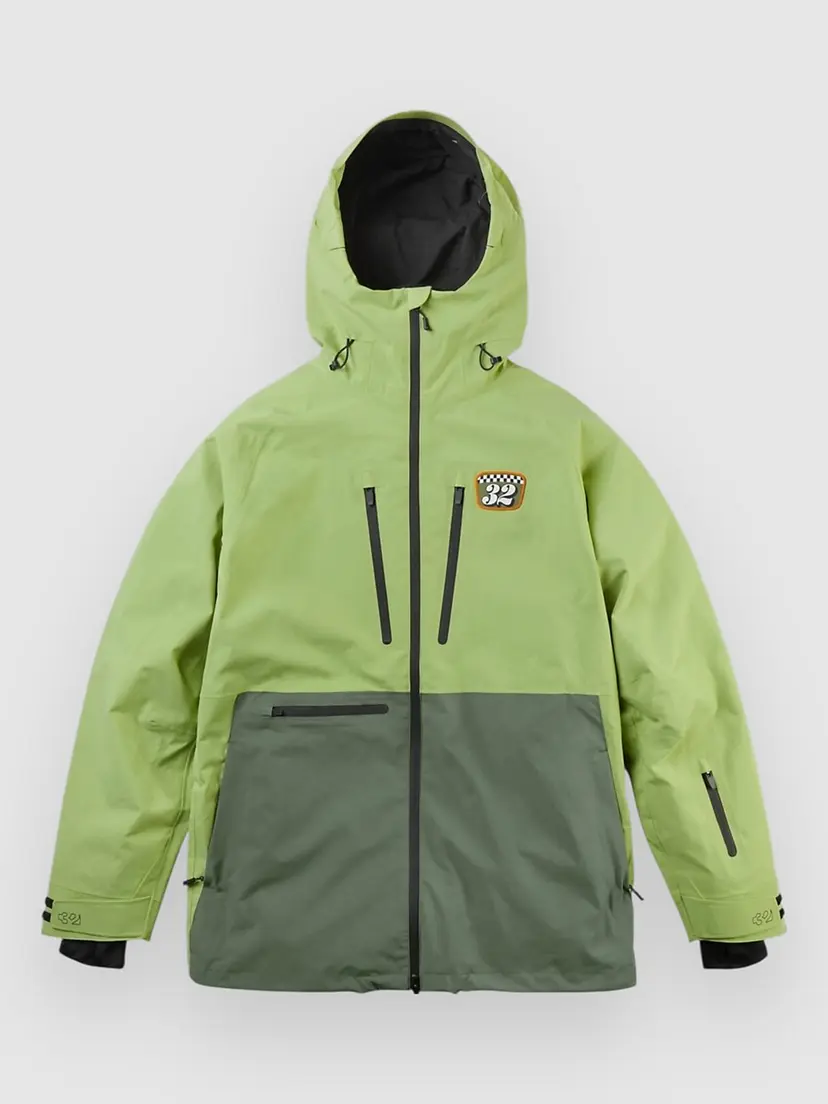 Thirtytwo thirtytwo Tm Recycled Patch Jakke grønn