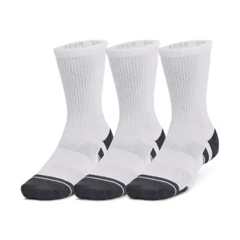 Under Armour Under Armour Strømper 9P Performance Tech Crew Socks Hvit polyester X-Large