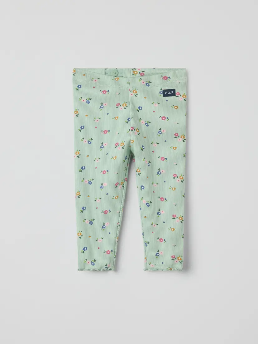 Polarn O. Pyret Leggings baby blomstrete
