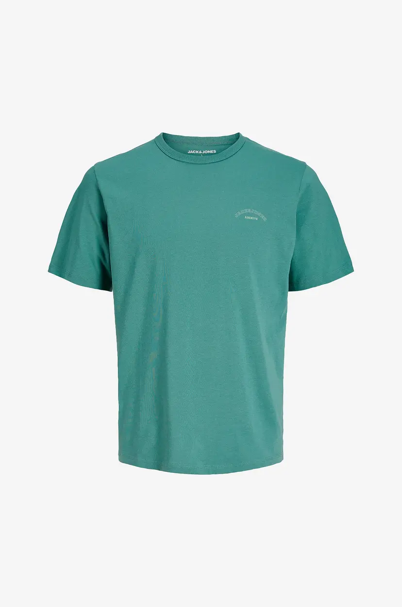 Jack & Jones Plus T-skjorte jjcCollege Logo Tee SS Crew Neck Pls - Blå