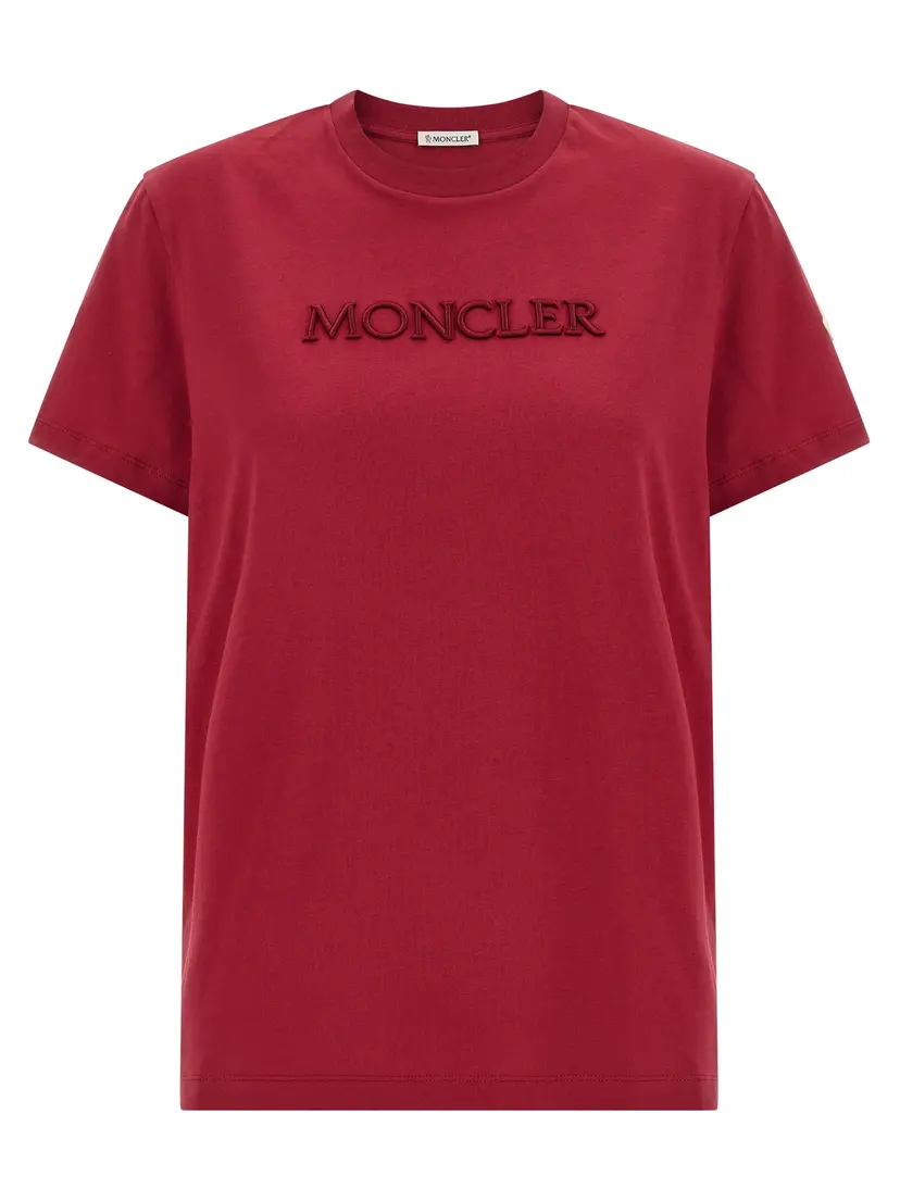 Moncler Moncler T-skjorter – Rød