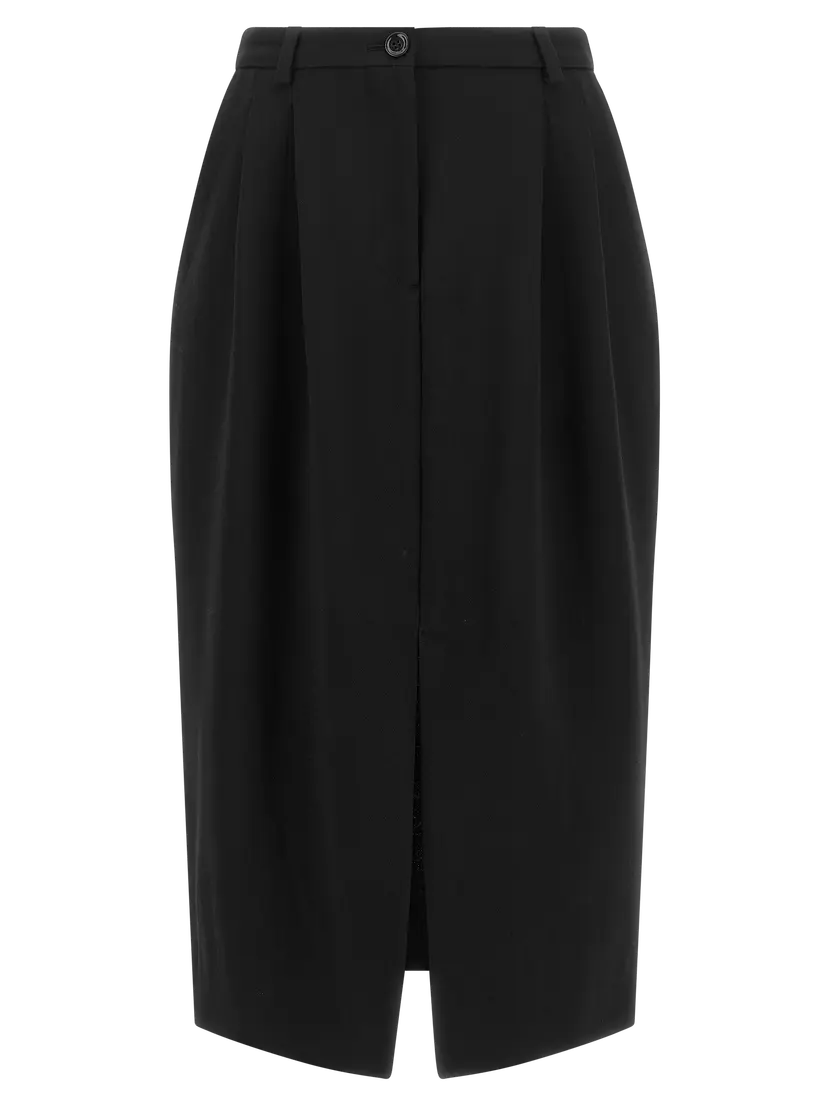 Dolce & Gabbana Dolce & Gabbana Midiskjørt – Svart