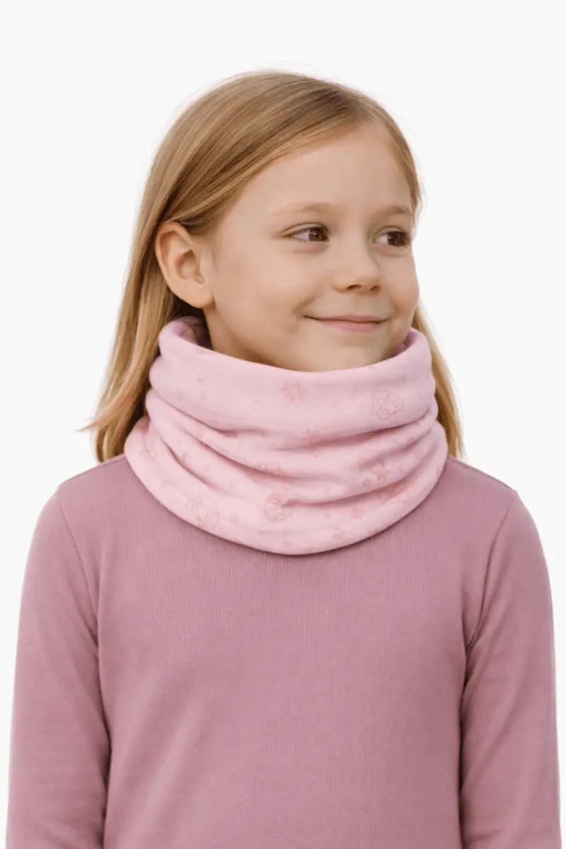 Bruse Bruse Sogn hals med merinoull, Peach Whip