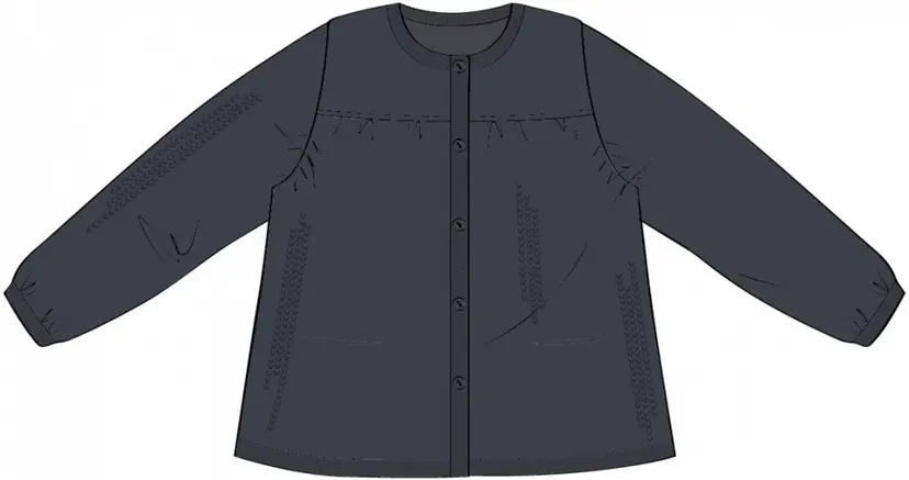 Wheat Mørk Blågrå Wheat Sonja Baby Cardigan (92 / 2 år)