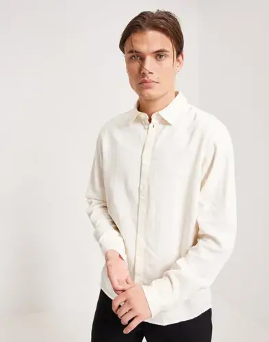 Solid Solid SDEnea Allan Linen shirt Linskjorter Hvit