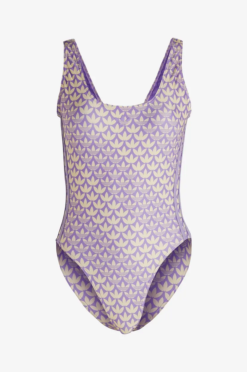 Adidas Originals Badedrakt Originals Monogram 3-stripes Swimsuit - Lilla