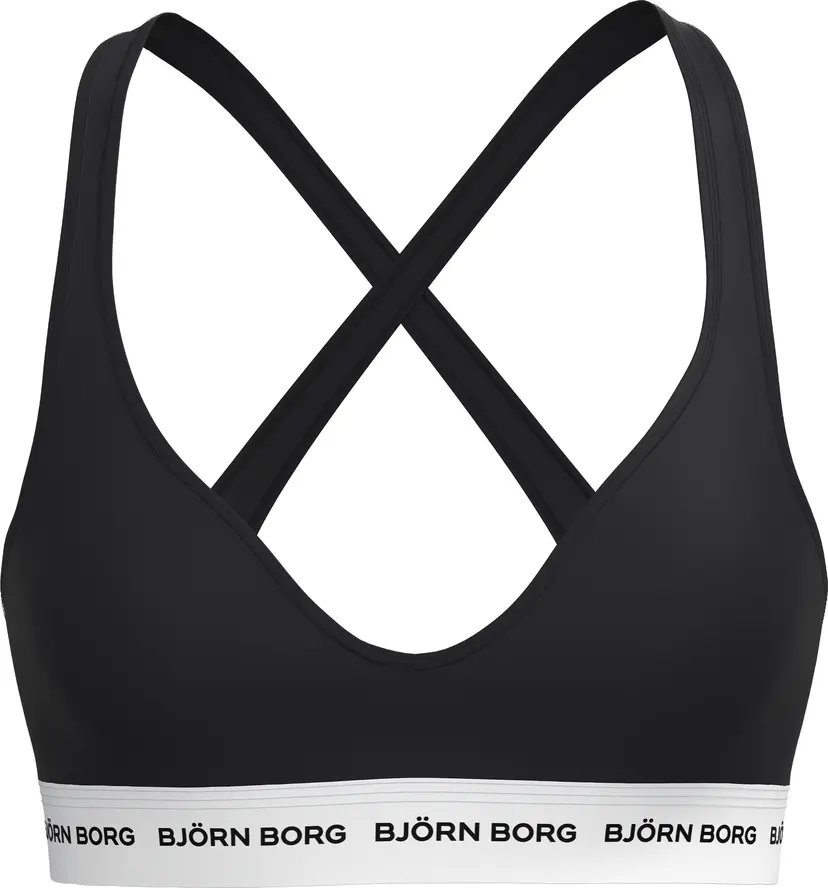 Björn Borg Björn Borg Women's Logo Bralette Black Beauty