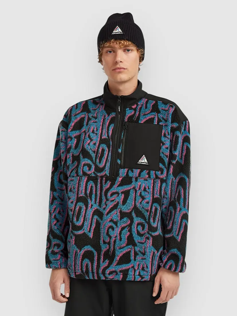 O'Neill O'Neill Fwc'Play Hyper Half-Zip Fleecegenser svart