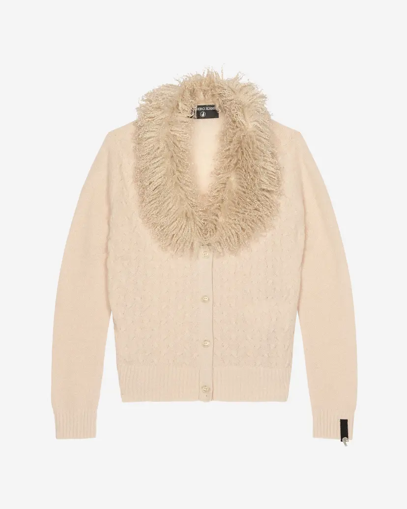 Iceberg Jeans Iceberg Jeans Maglia Cardigan Beige Knitted coat