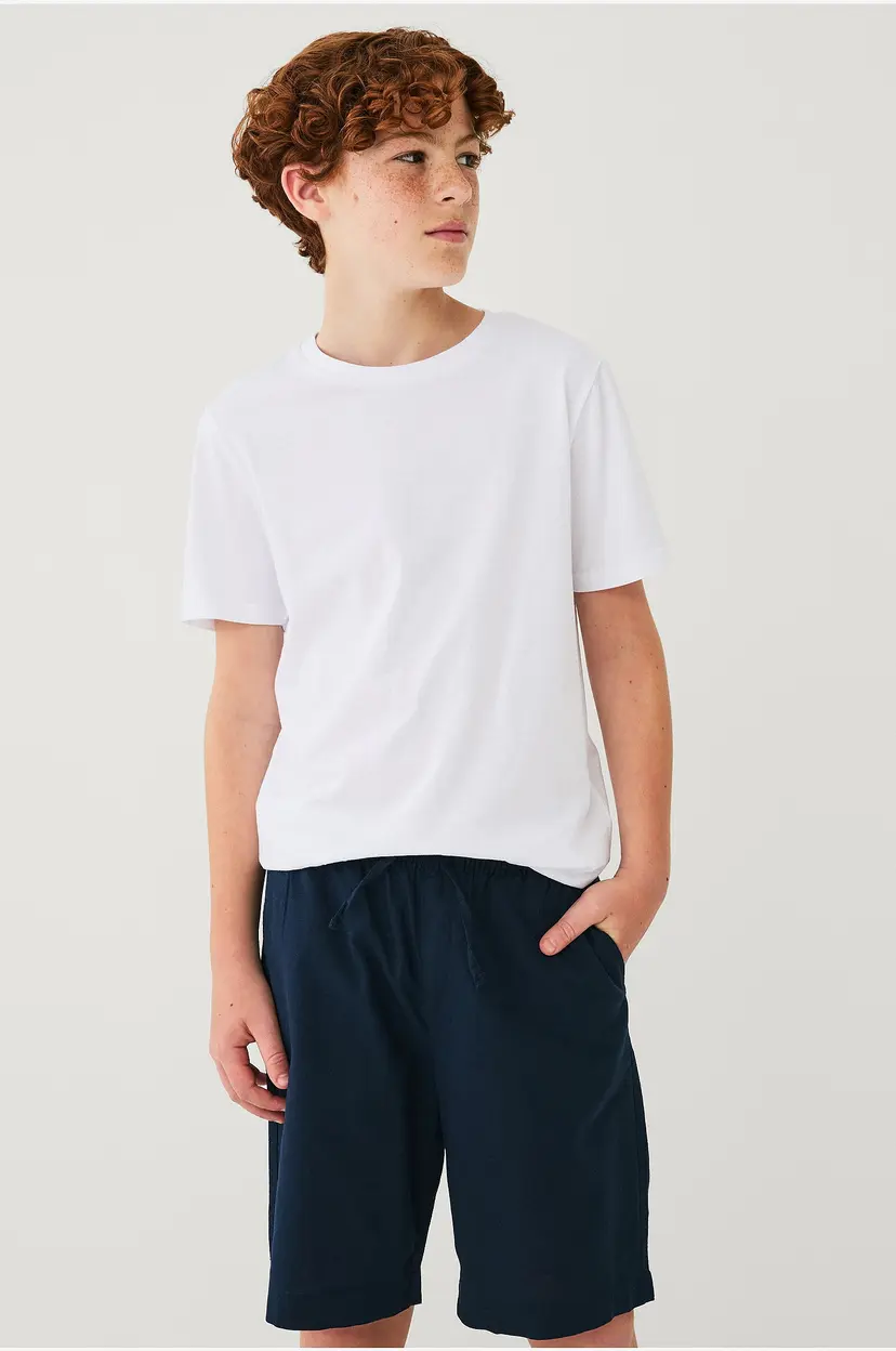 Ellos Collection Shorts i lin - Blå
