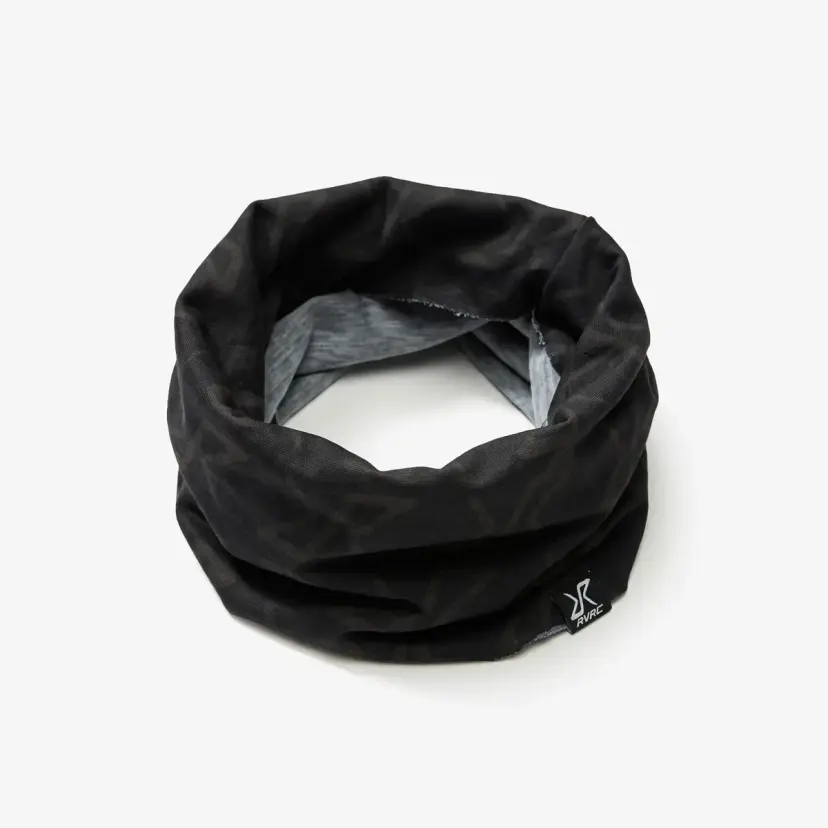 RevolutionRace Mono Neck Gaiter Unisex Black/Anthracite