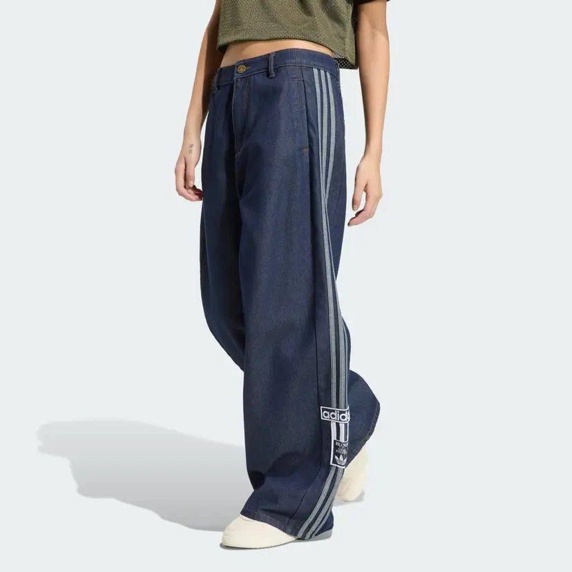 Adidas ADIBREAK MID RISE WIDE LEG DENIM BUKSE