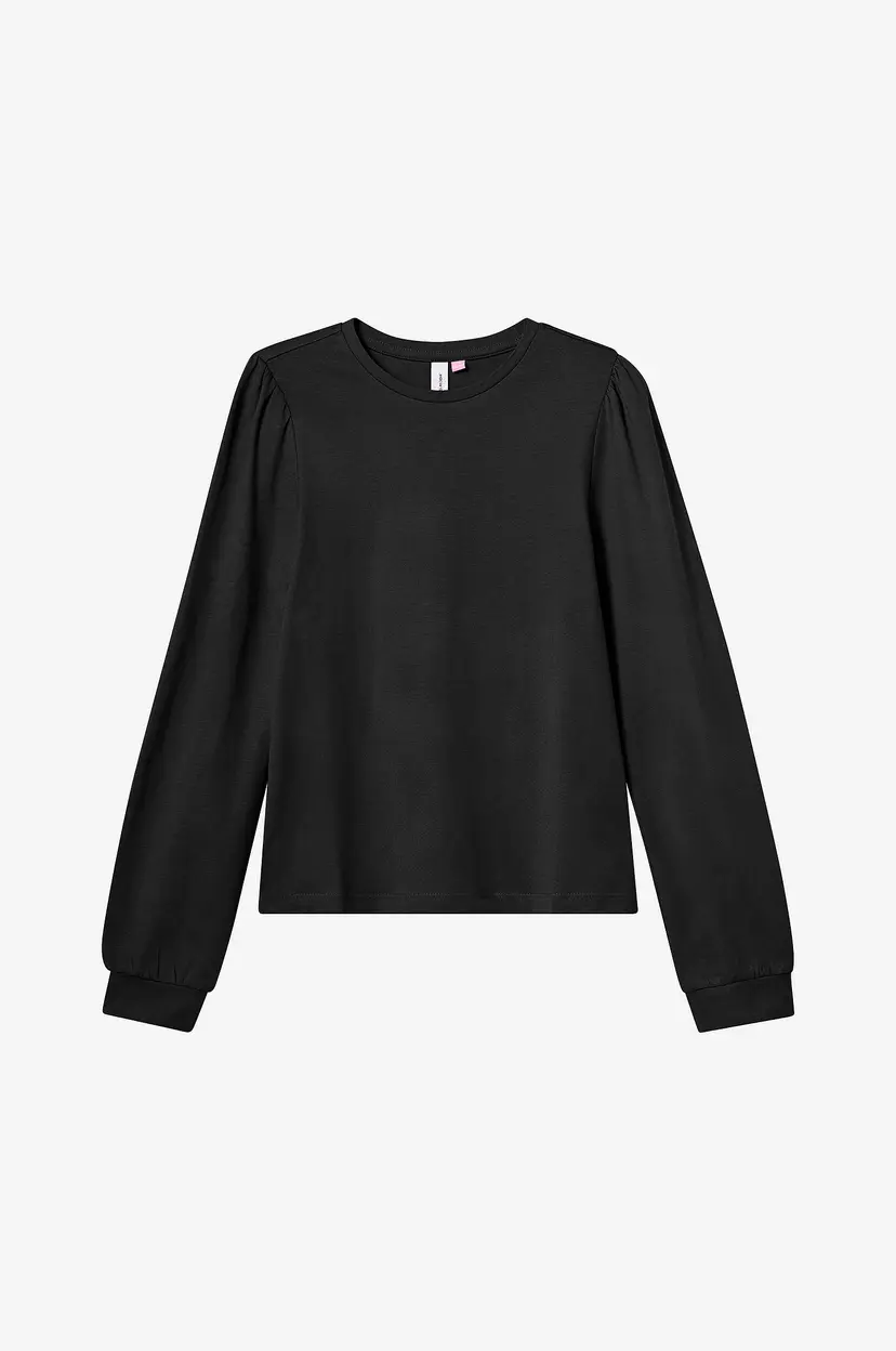 Vero Moda Girl Topp vmKerry LS O-neck Top Jrs Girl - Svart