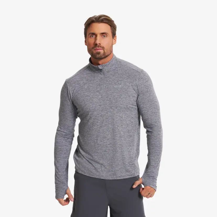 RevolutionRace Impulse Half-zip Top Herre Grey Melange