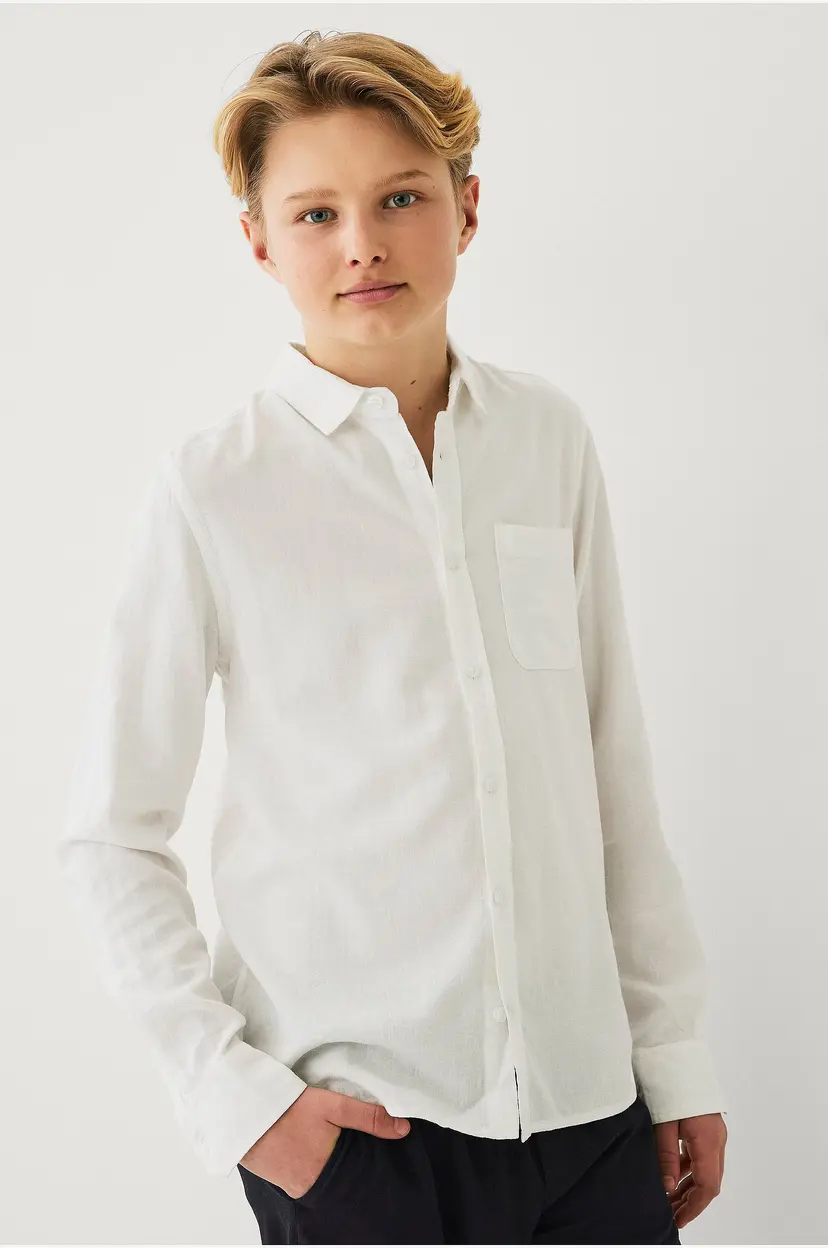 Ellos Collection Linskjorte Melker - Hvit