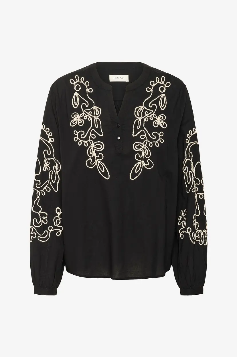 Cream Bluse crVia - Svart