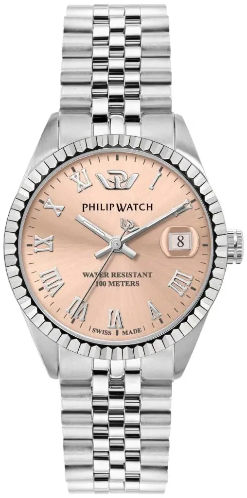 Philip Watch Philip Watch Dameklokke R8253597609 Caribe Rosegullfarget/Stål Ø35